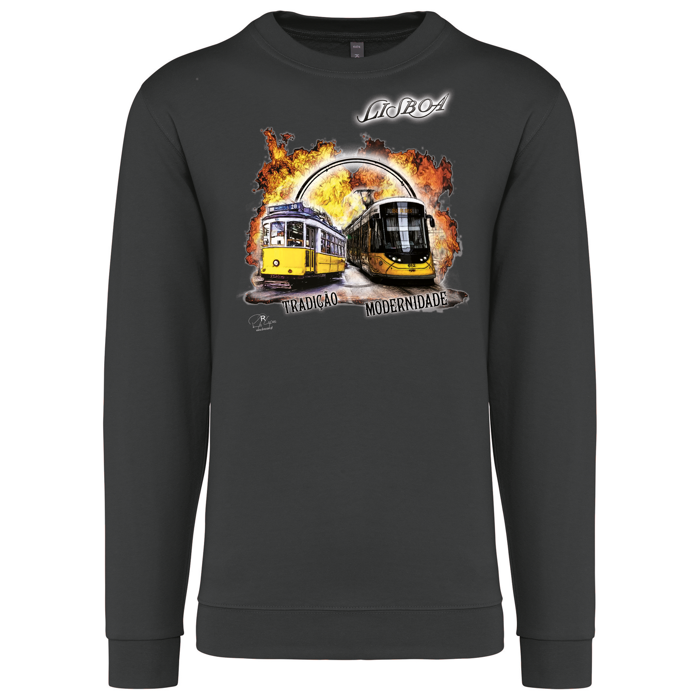 Sweatshirt Kariban sem Capuz Tradição e Modernidade