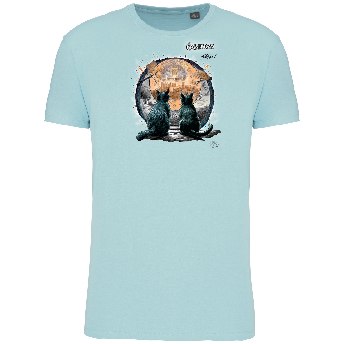 T-Shirt Algodão Biológico Luar Óbidos