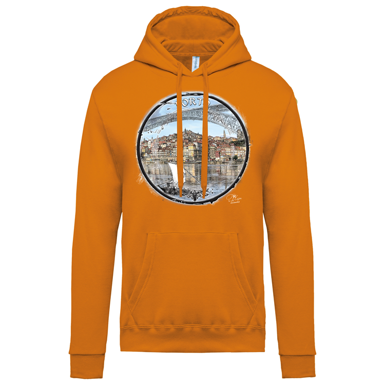 Sweatshirt Kariban com Capuz Selo Porto