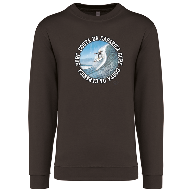 Sweatshirt Kariban sem Capuz Monster Waves 2 Costa da Caparica