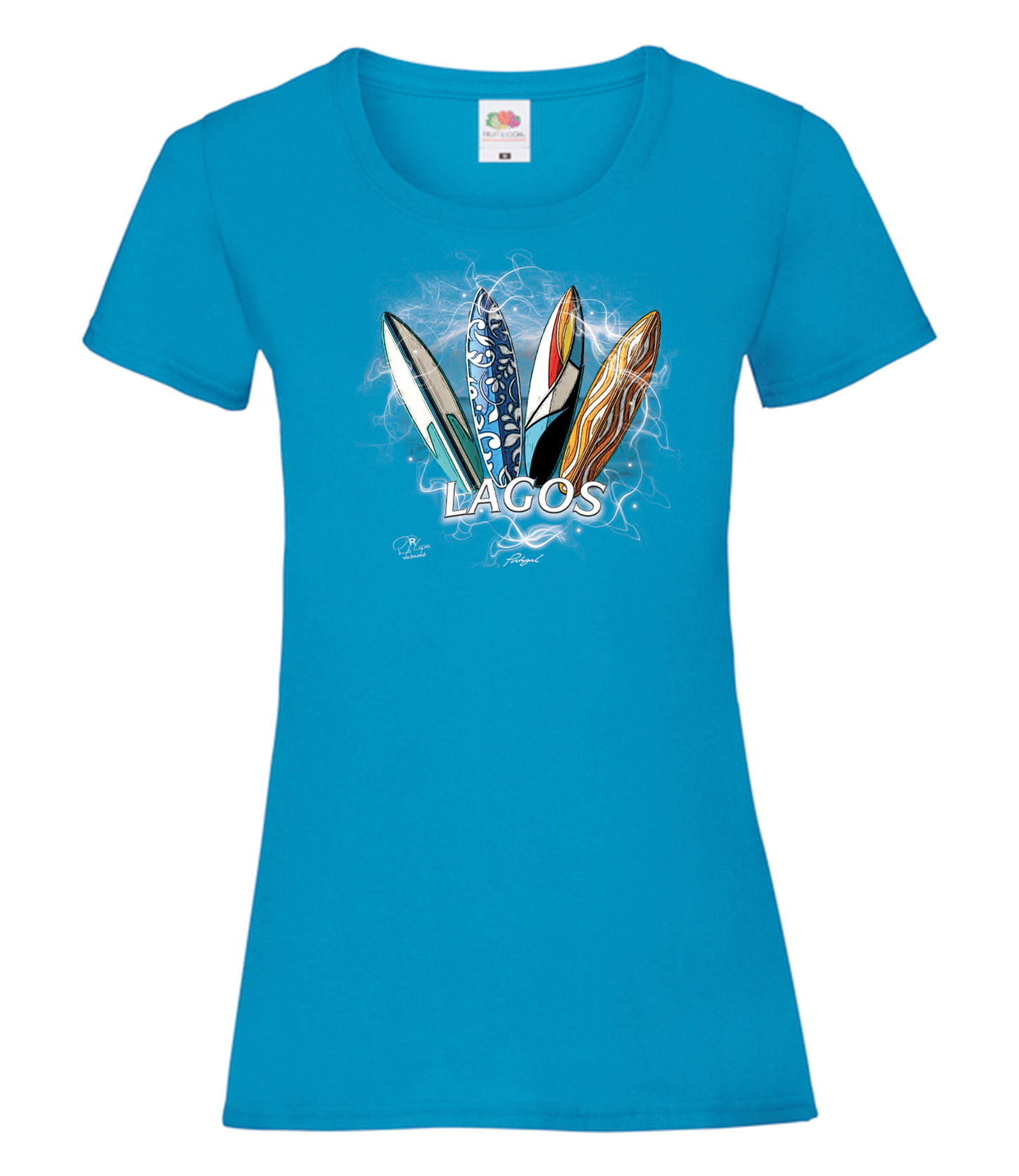T-shirt Senhora Surfboards Lagos