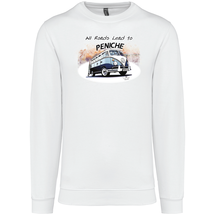 Sweatshirt Kariban sem Capuz All Roads Lead to Peniche