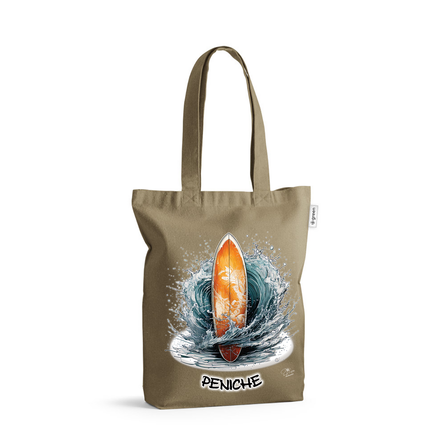 Sacos de Algodão Ecológico 220g Prancha Peniche