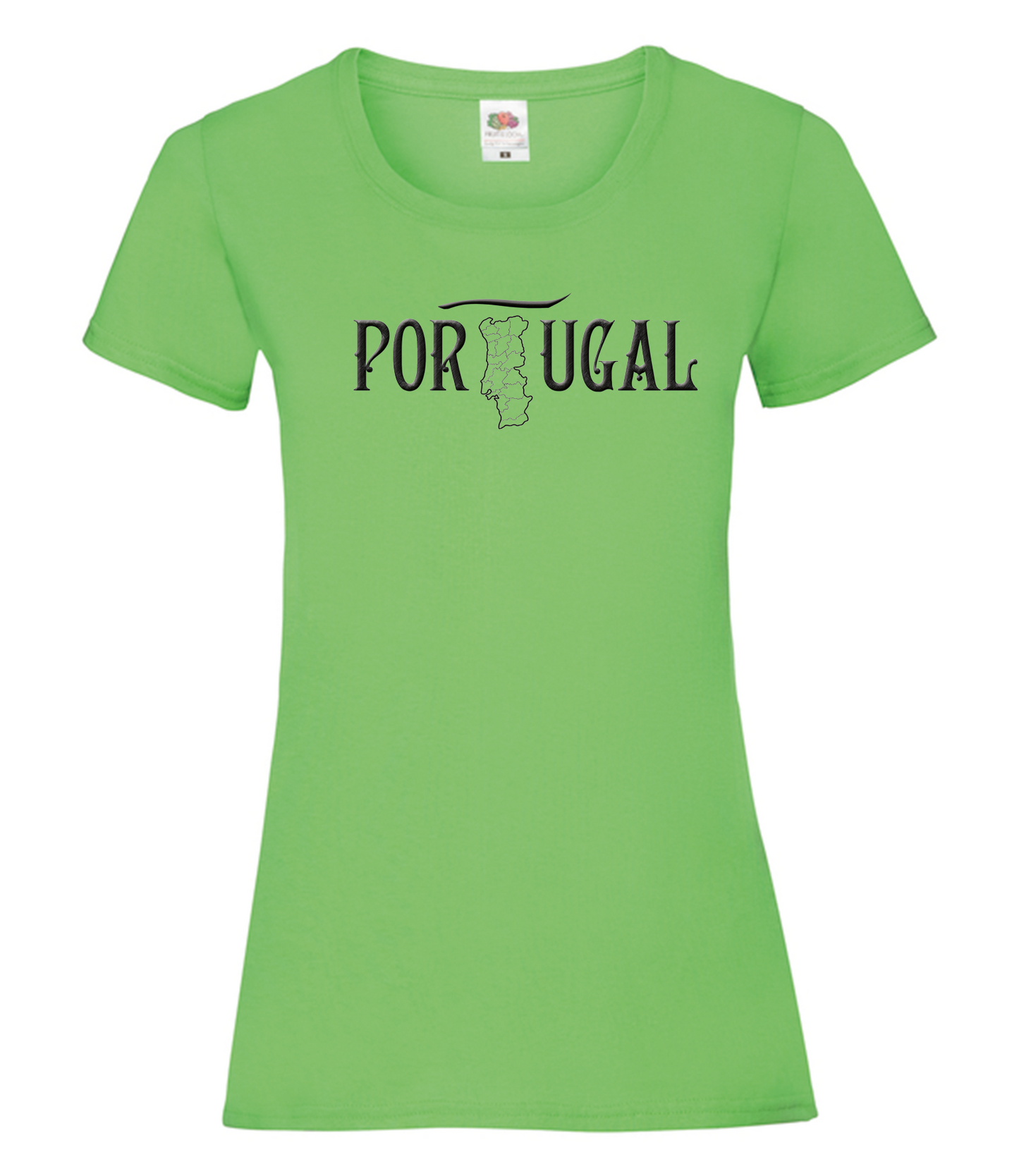 T-shirt Senhora Mapa de Portugal
