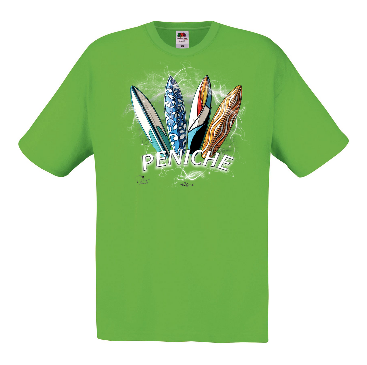 T-shirt Fruit of the Loom, Original 145g, Surfboards Peniche