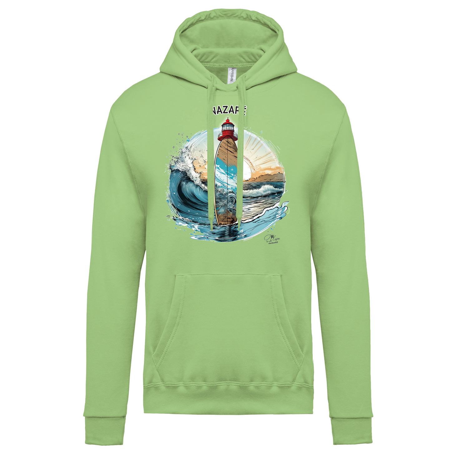 Sweatshirt Kariban com Capuz Sol Nazaré