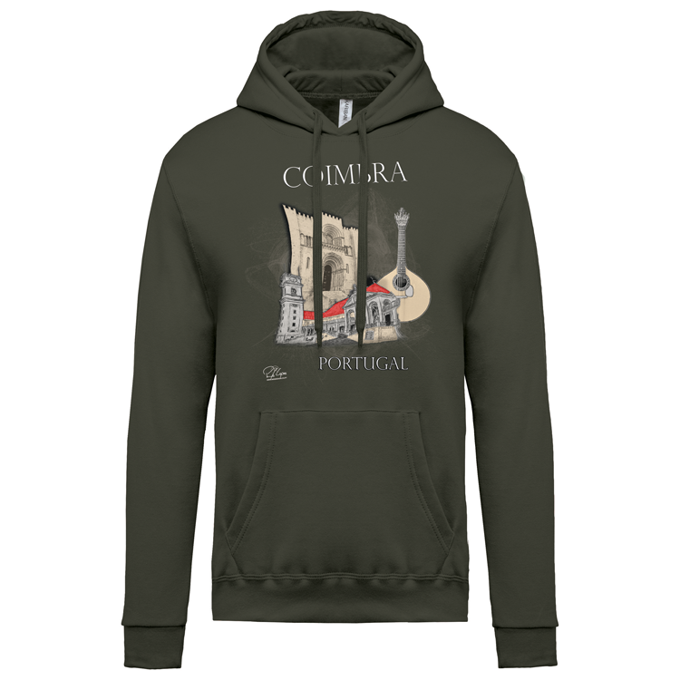 Sweatshirt Kariban com Capuz Sé de Coimbra