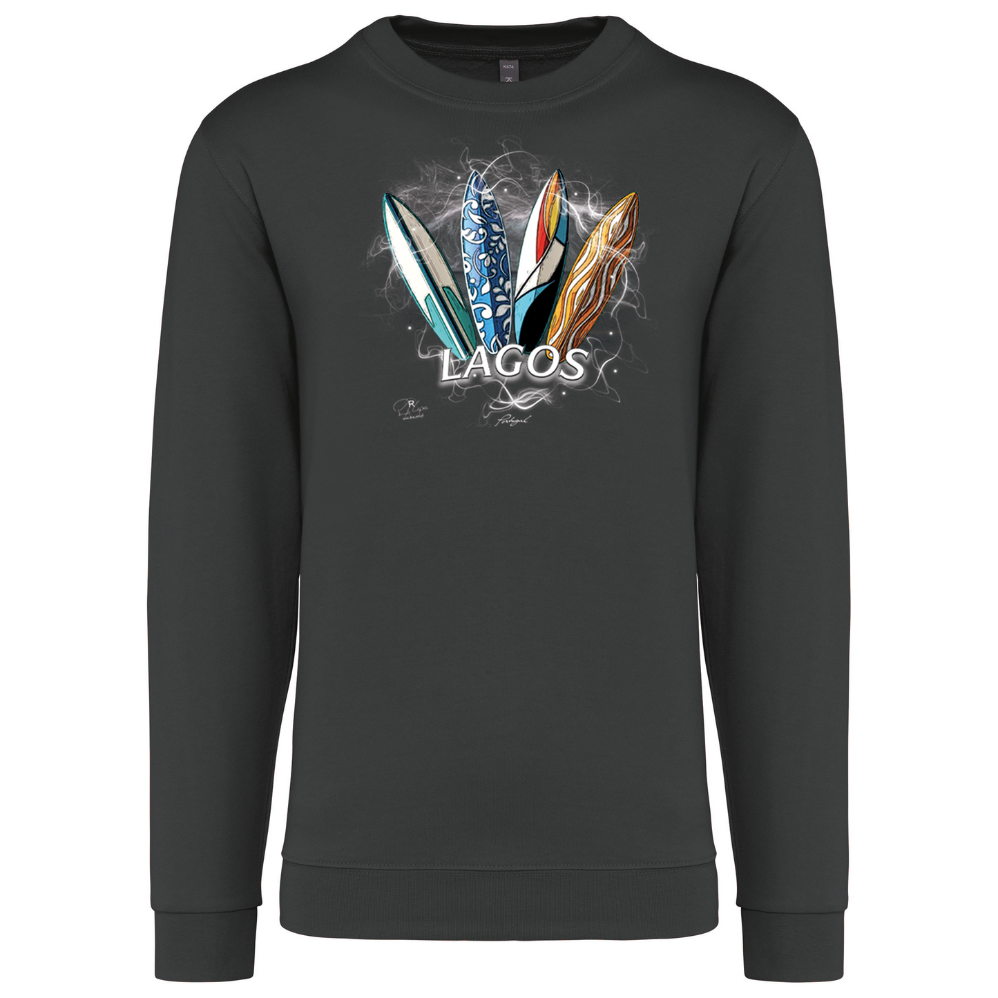 Sweatshirt Kariban sem Capuz Surfboards Lagos