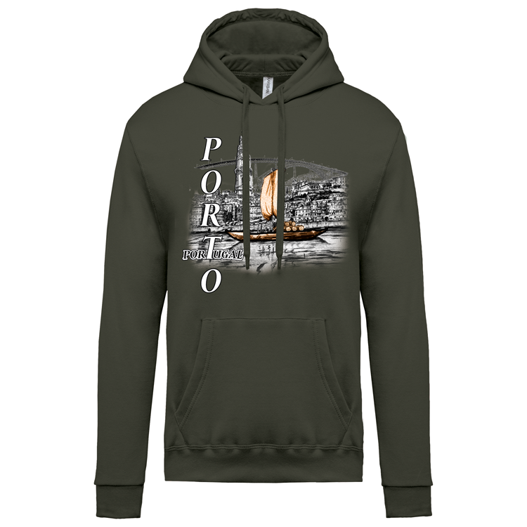 Sweatshirt Kariban com Capuz Ribeira