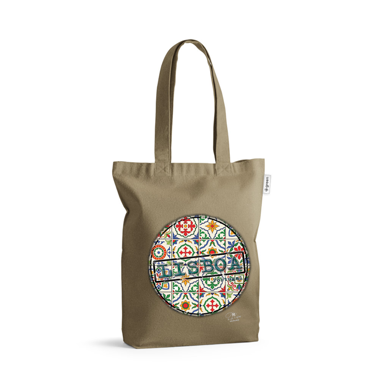Sacos de Algodão Ecológico 220g Pin Lisboa