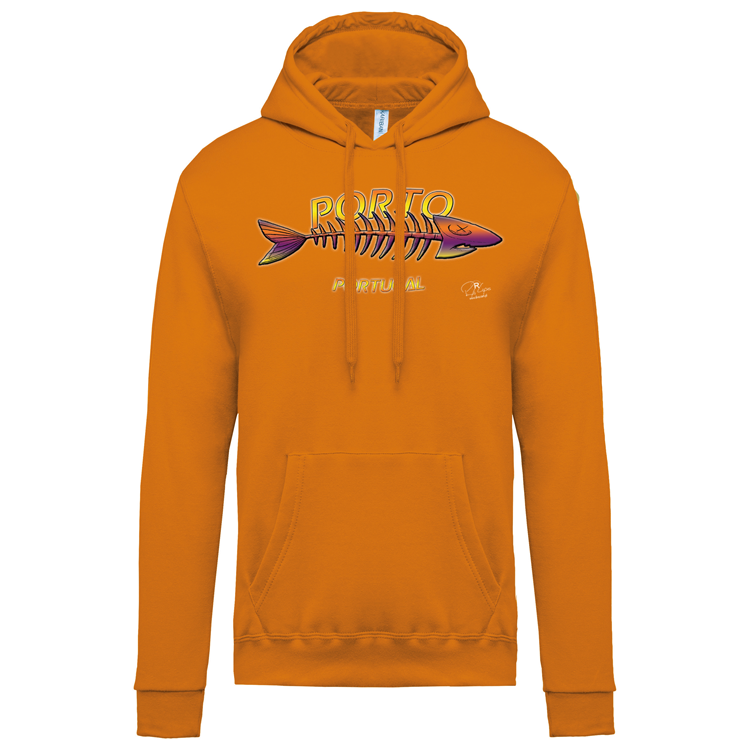 Sweatshirt Kariban com Capuz Espinha Porto