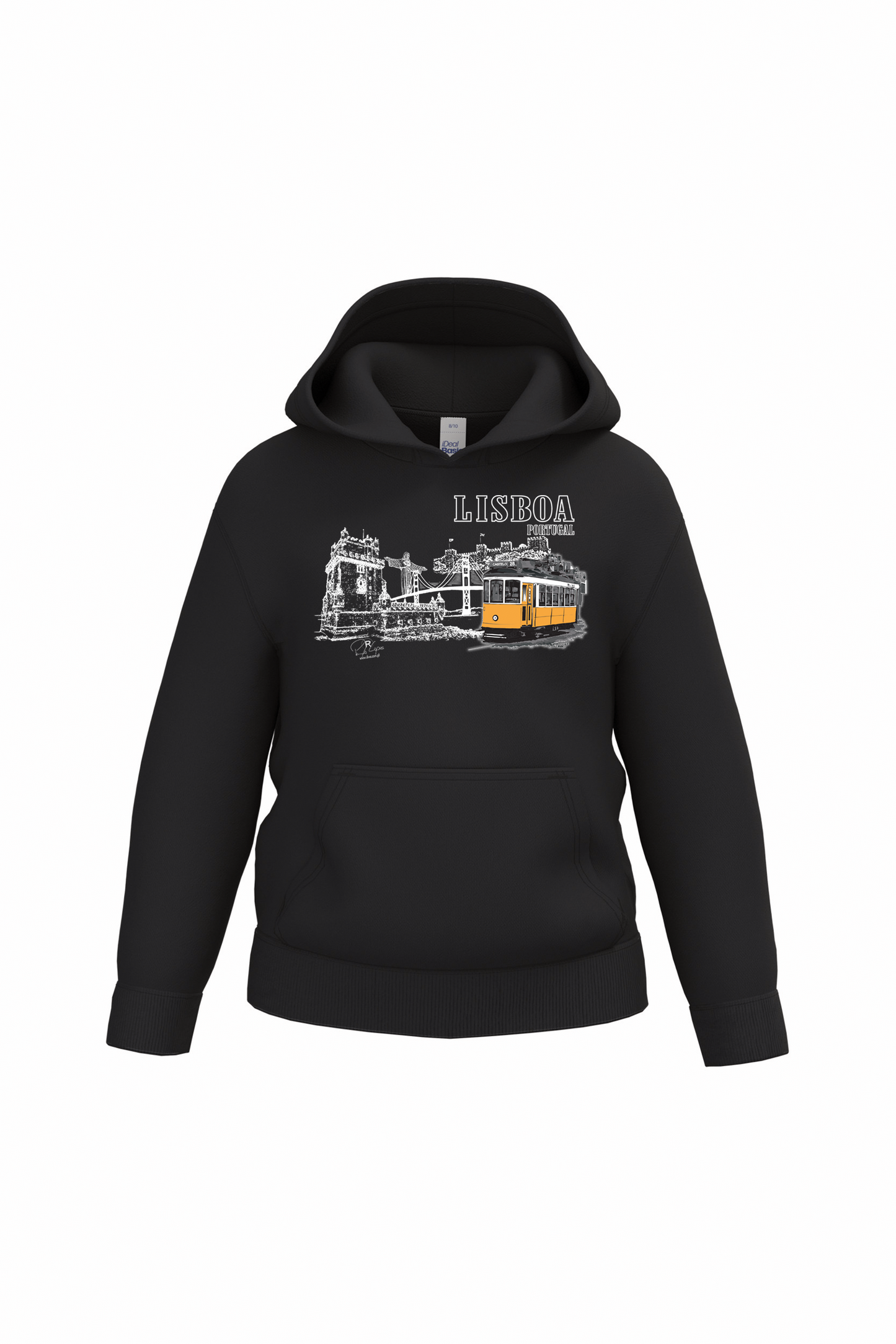 Sweatshirt com capuz Ideal Kids Monumentos Lisboa