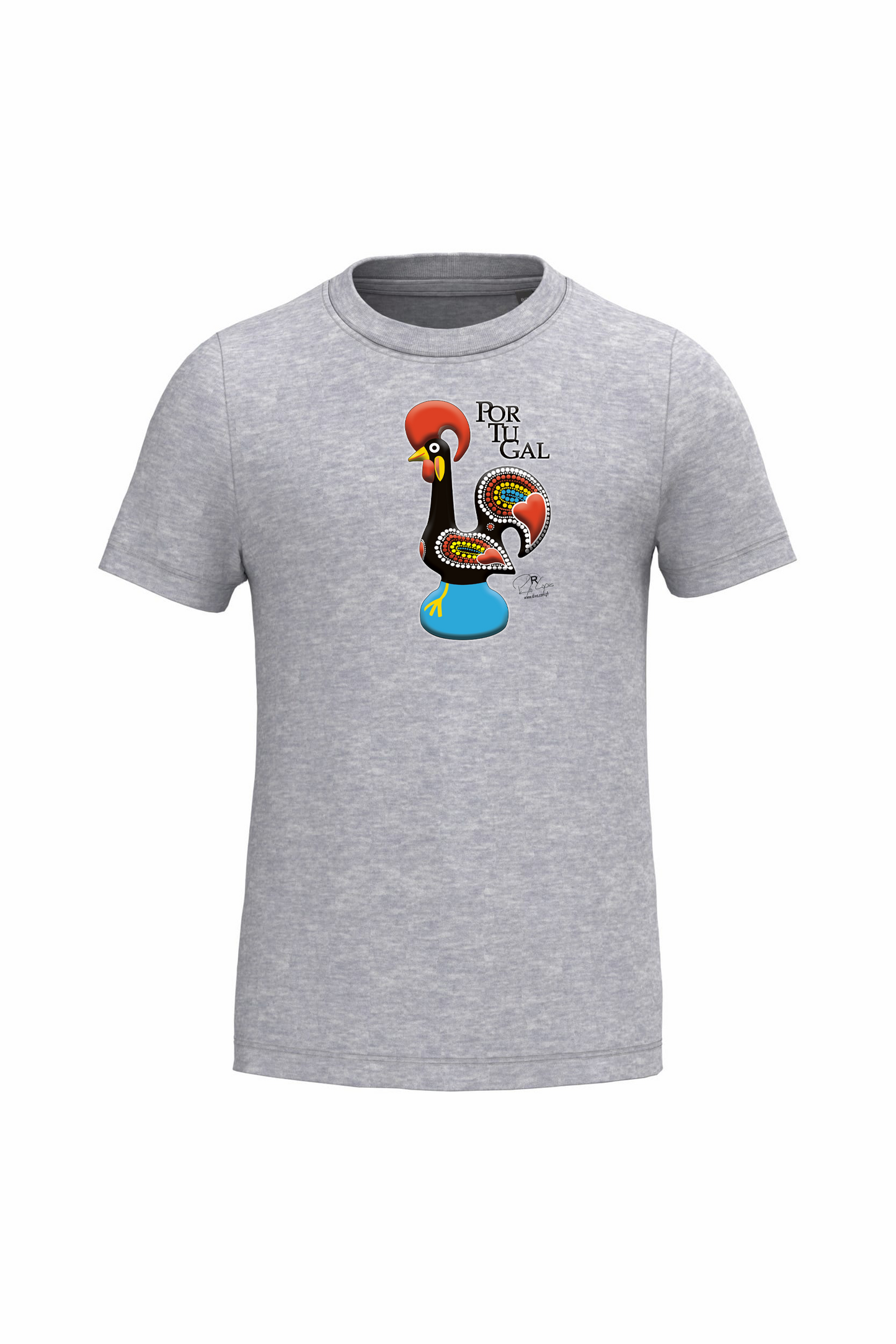 T-shirt de Criança Kariban Galo de Barcelos