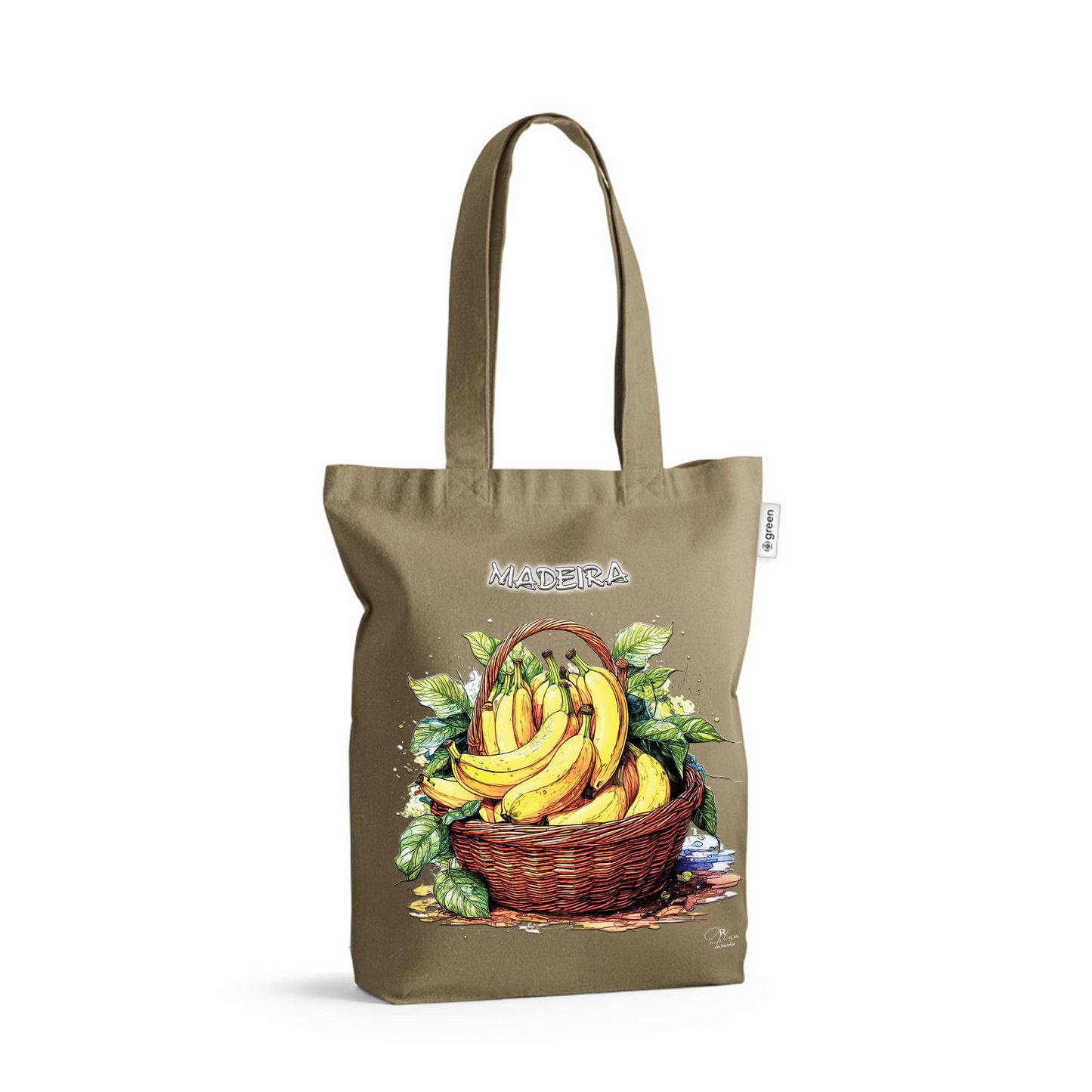Sacos de Algodão Ecológico 220g Cesto de Bananas