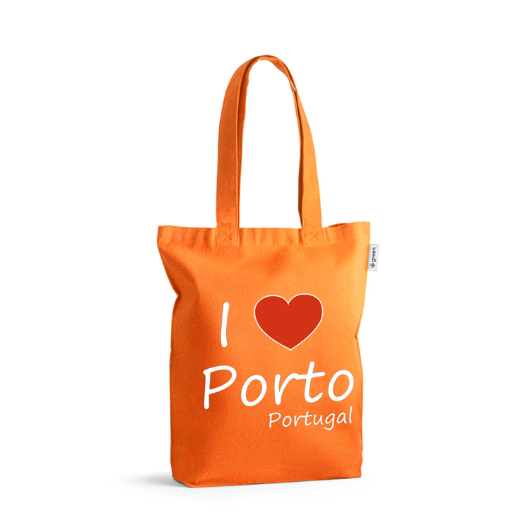 Sacos de Algodão Ecológico 220g I Love Porto