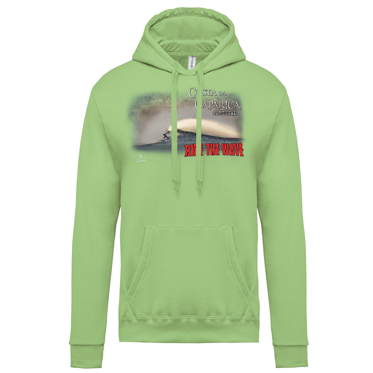 Sweatshirt Kariban com Capuz Ride the Wave Caparica