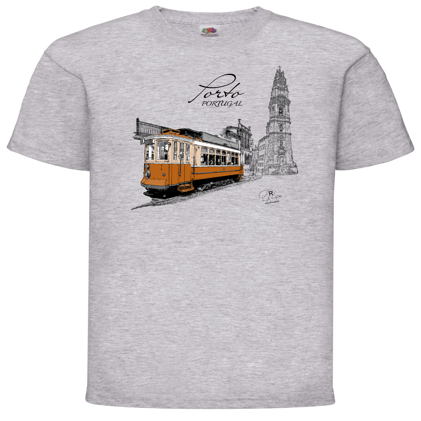 T-shirt Fruit of the Loom Kids Clérigos