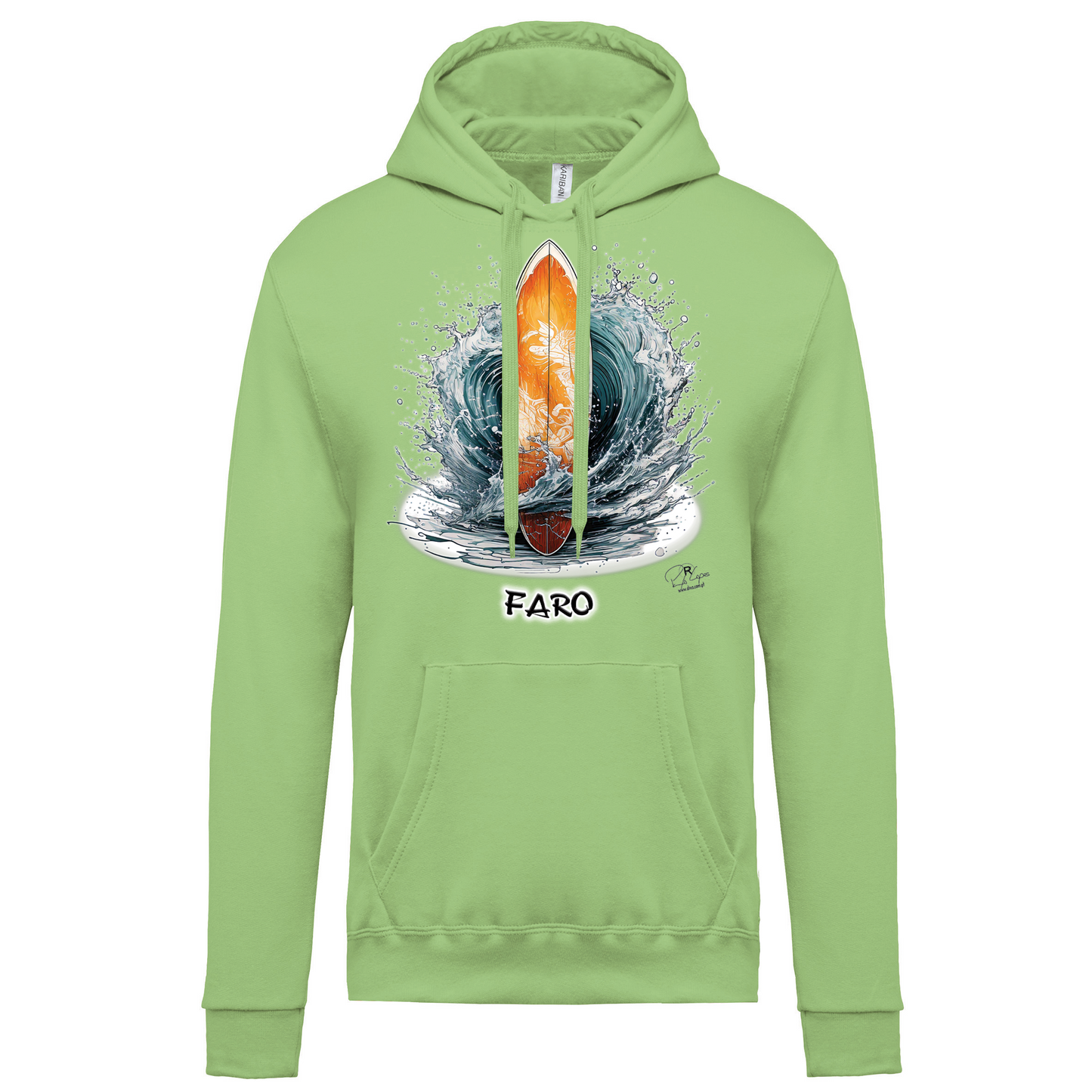 Sweatshirt Kariban com Capuz Prancha Faro
