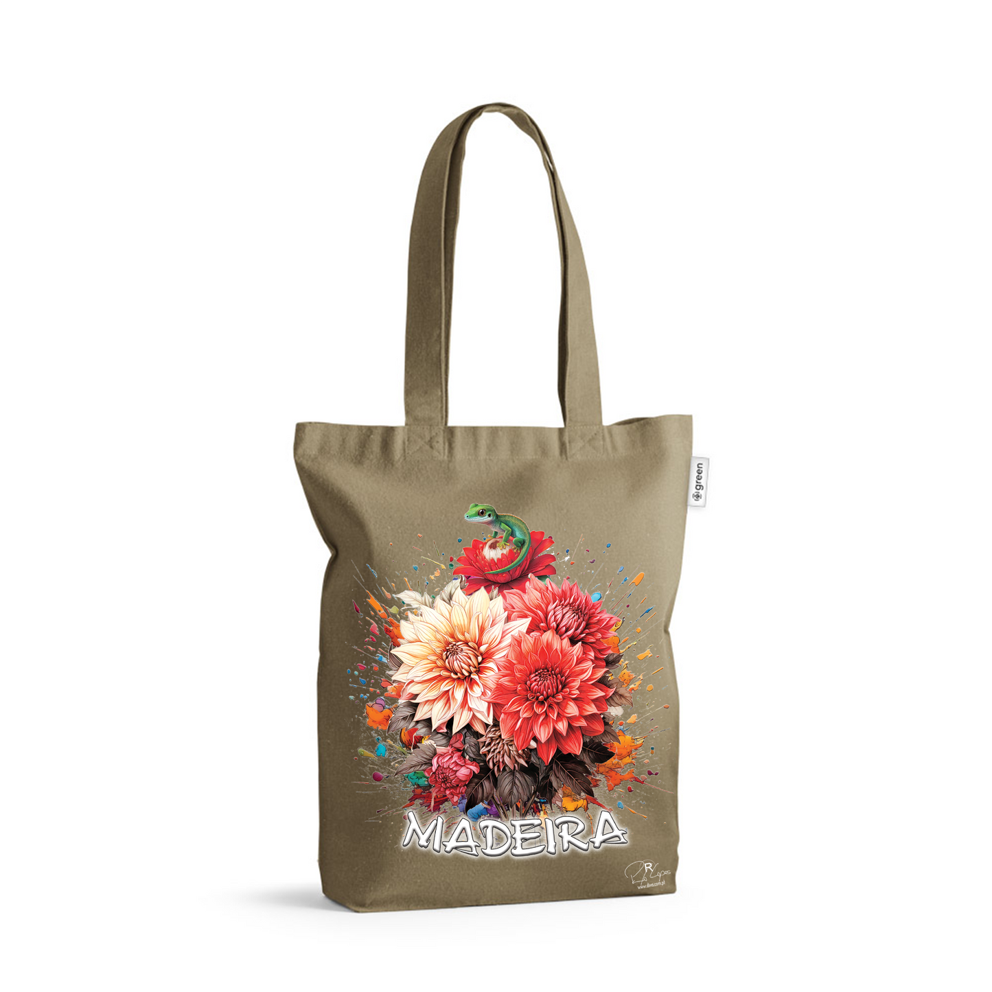 Sacos de Algodão Ecológico 220g Lagartixa
