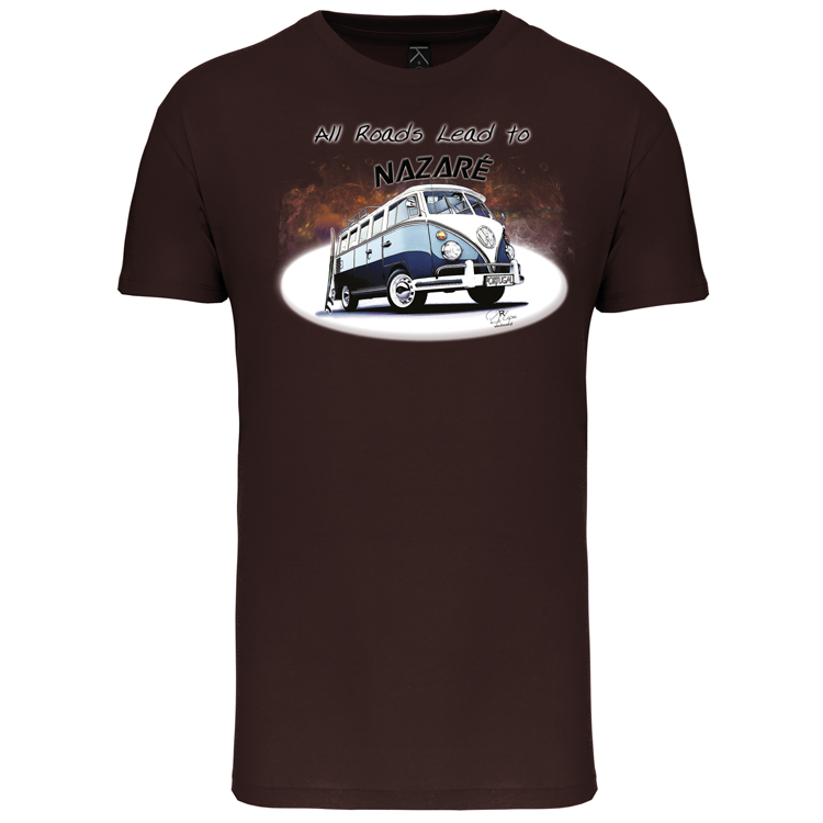 T-Shirt Algodão Biológico All Roads Lead to Nazaré
