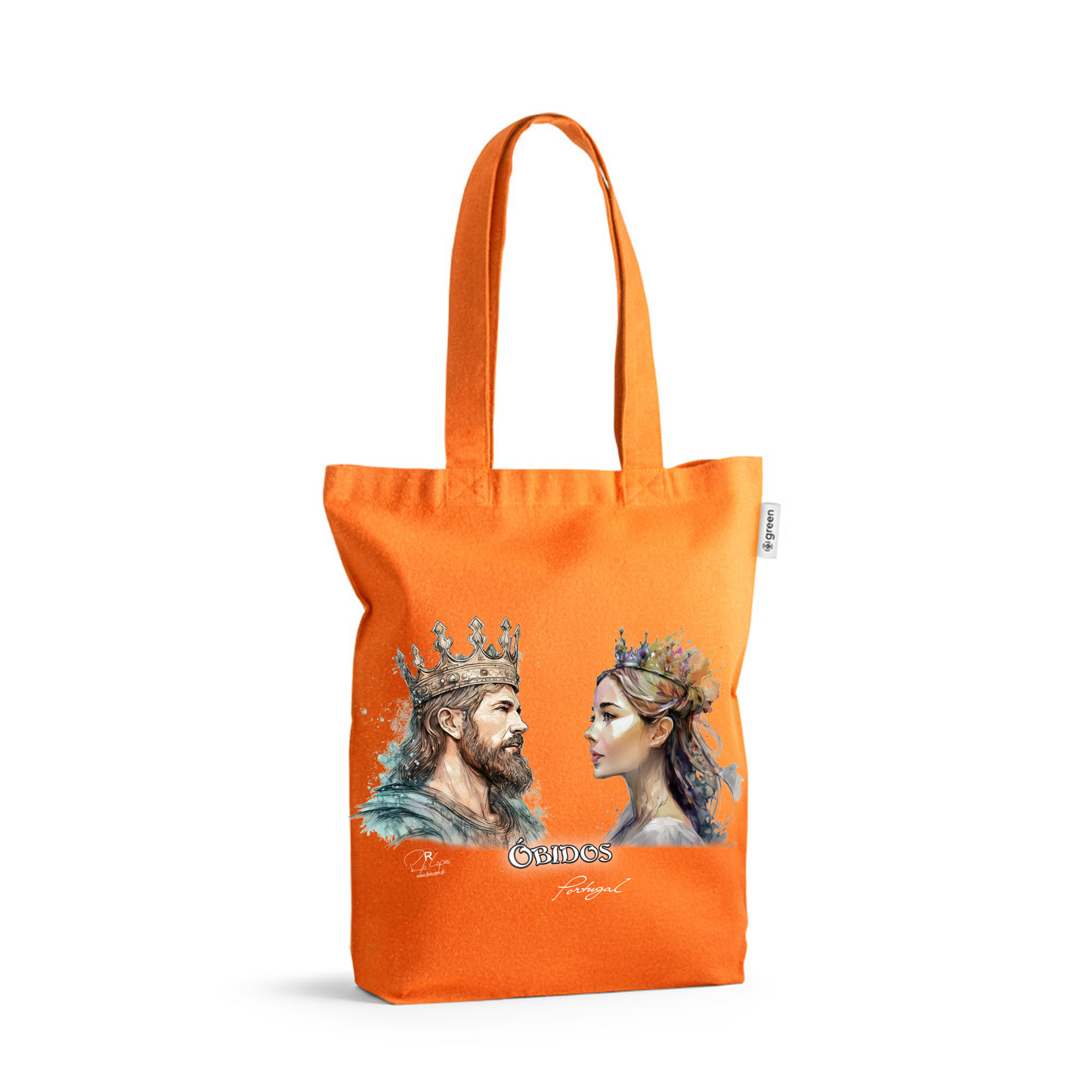 Sacos de Algodão Ecológico 220g King and Queen Óbidos