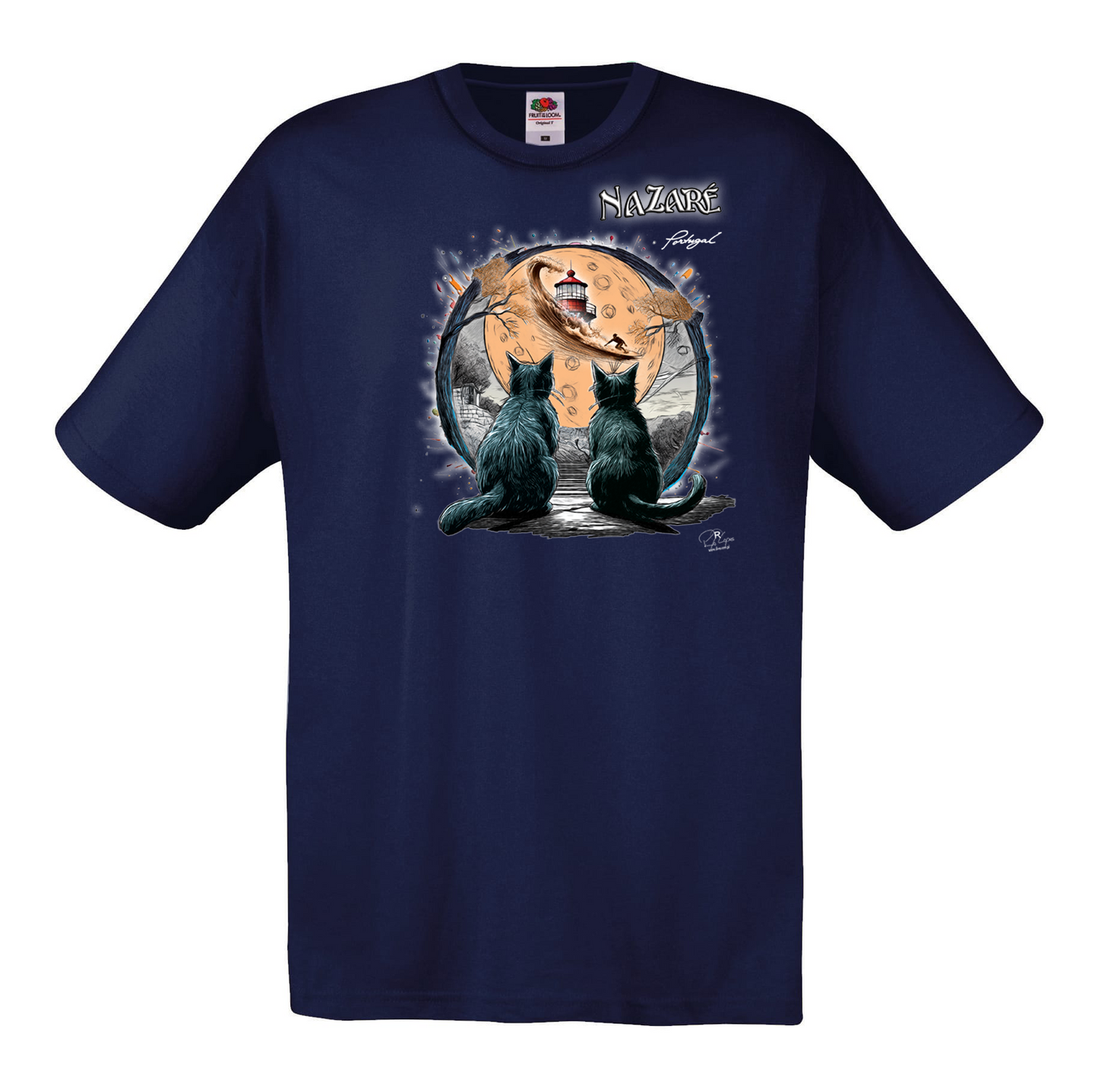 T-shirt Fruit of the Loom, Original 145g, Luar Nazaré