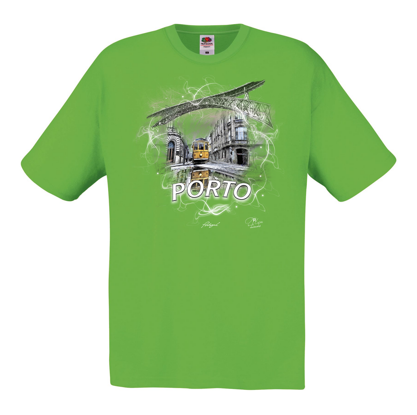 T-shirt Fruit of the Loom, Original 145g, Carreira 22 Porto