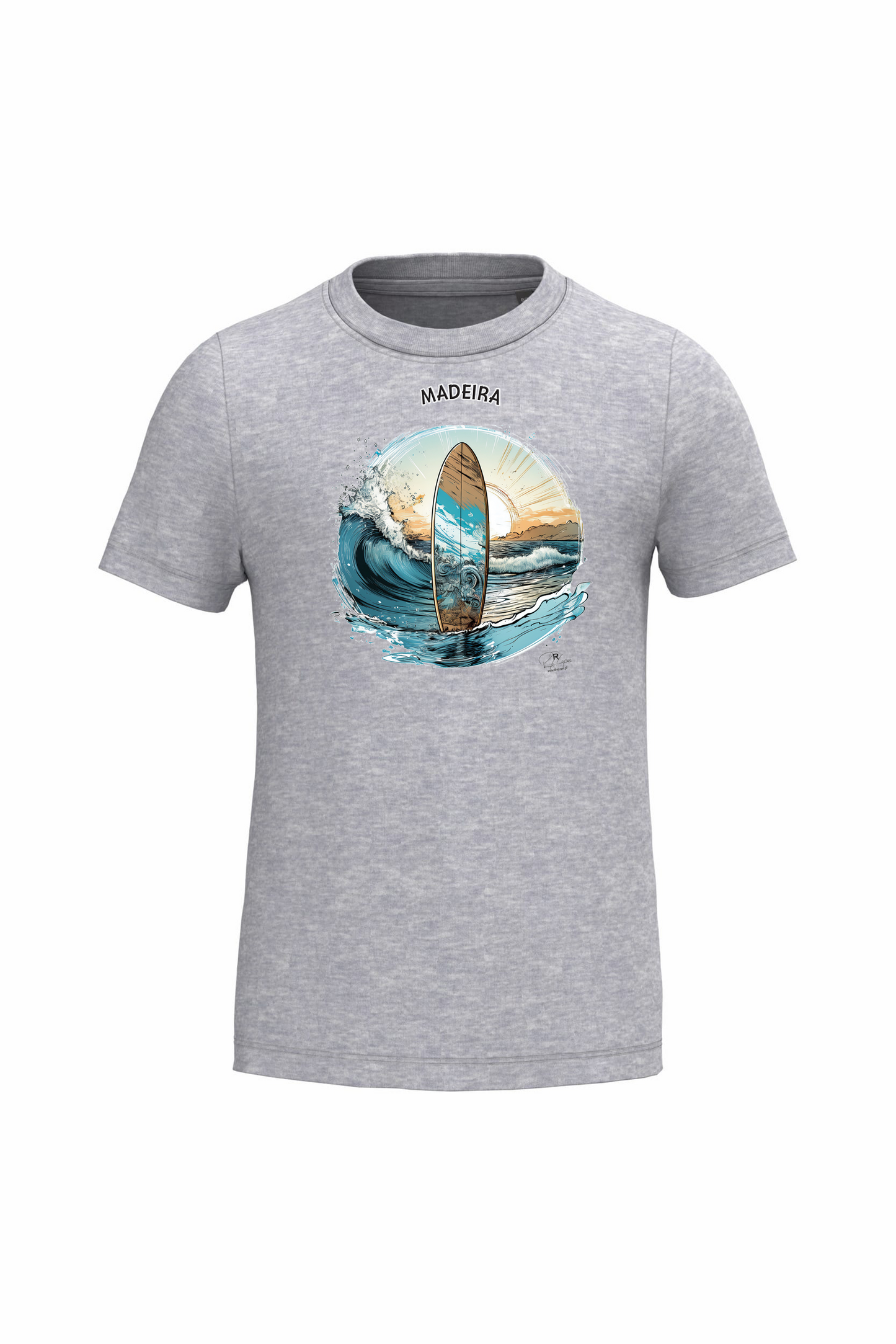 T-shirt de Criança Kariban Sol Madeira