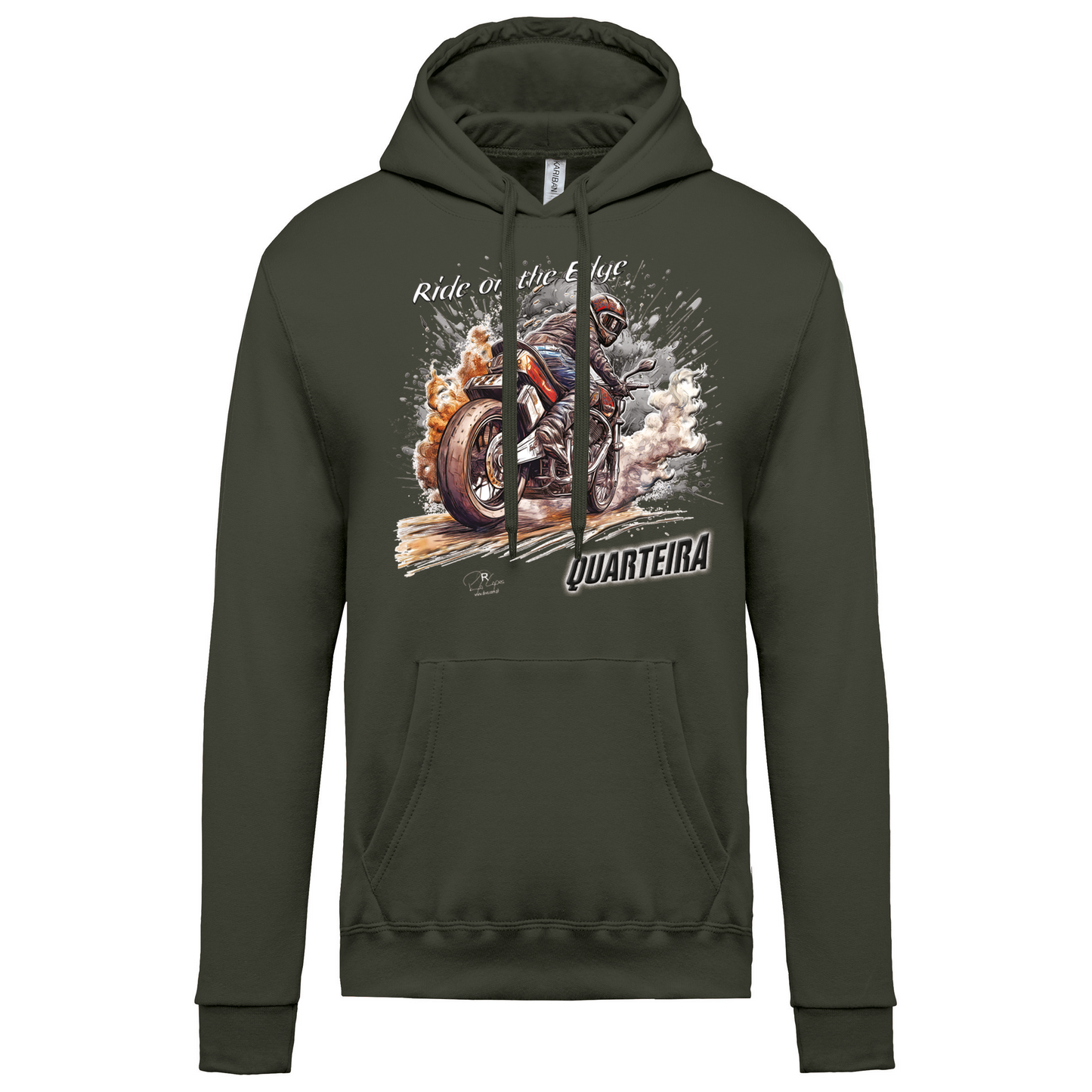 Sweatshirt Kariban com Capuz Ride on the Edge Quarteira