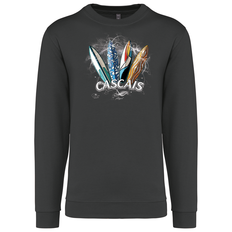 Sweatshirt Kariban sem Capuz Surfboards Cascais