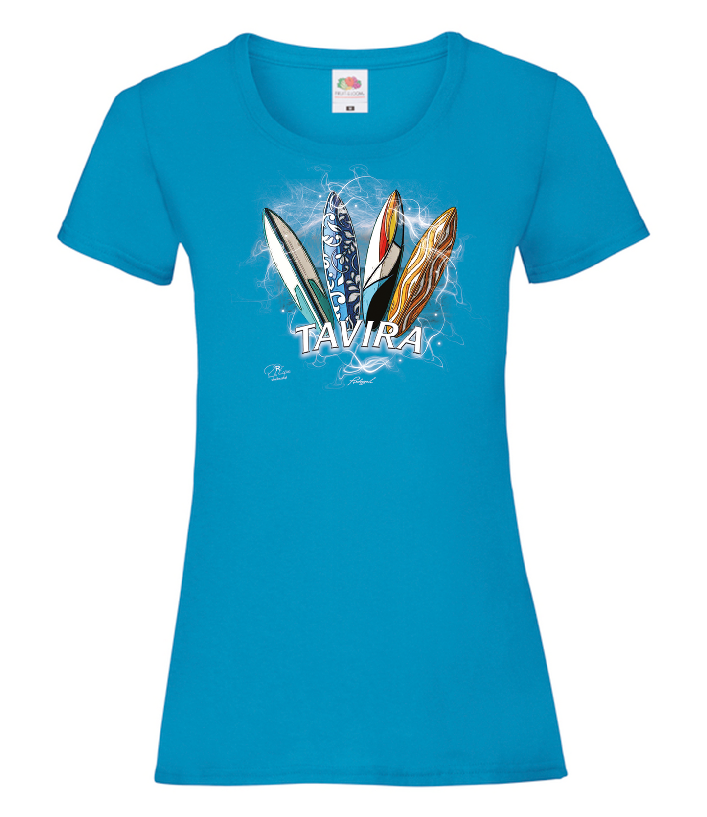 T-shirt Senhora Surfboards Tavira