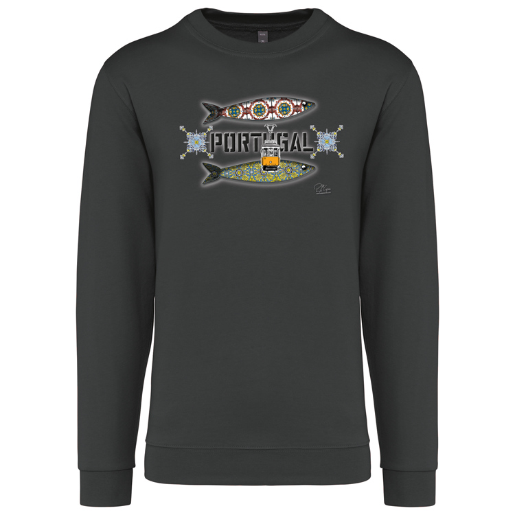 Sweatshirt Kariban sem Capuz Duas Sardinhas Coimbra