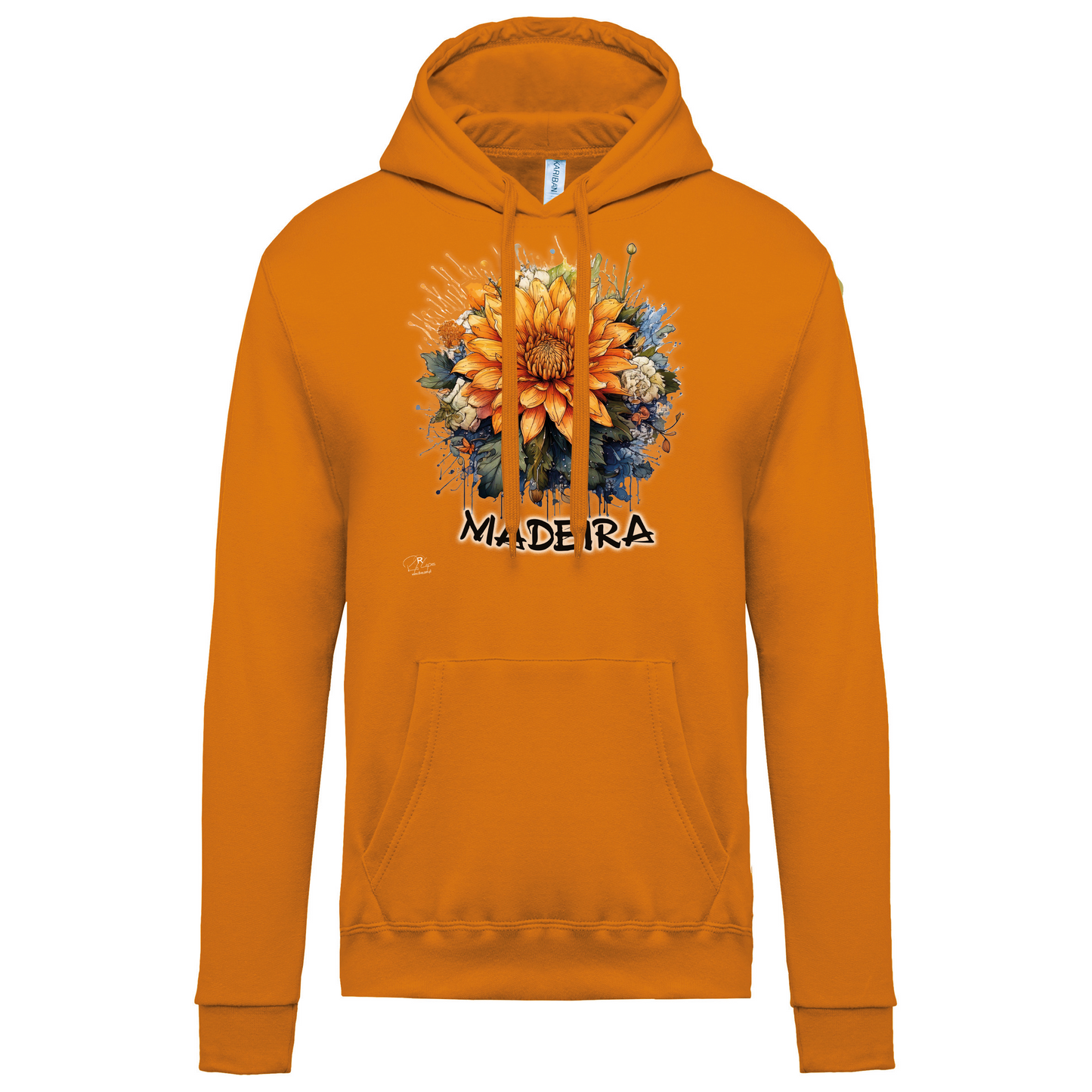 Sweatshirt Kariban com Capuz Arranjo Floral 1