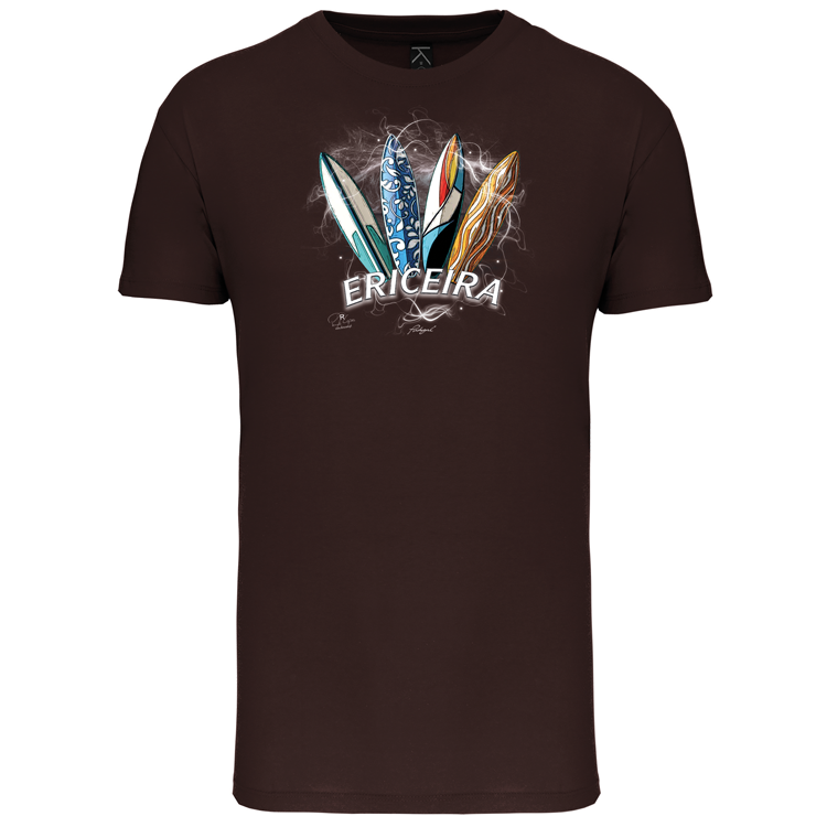 T-Shirt Algodão Biológico Surfboards Ericeira