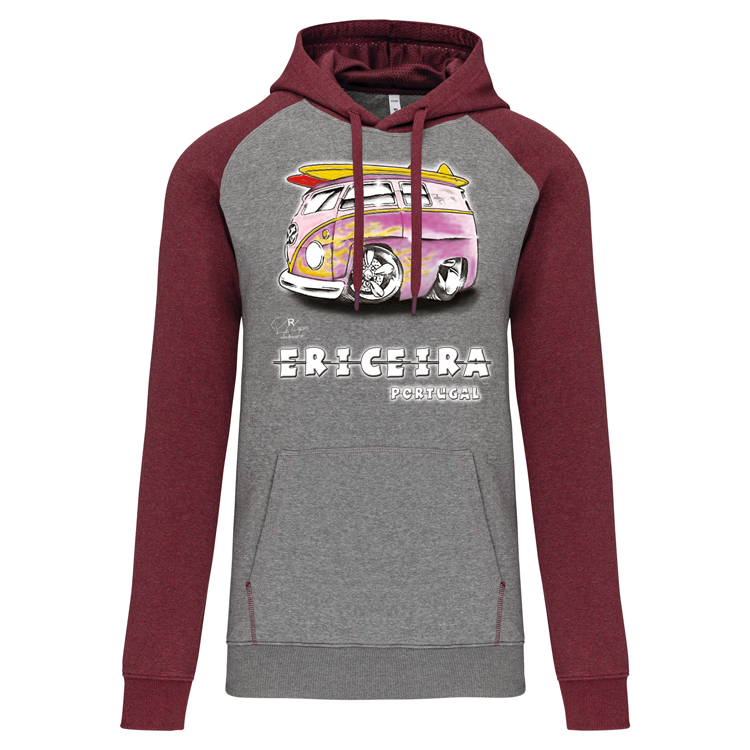 Sweatshirt Bicolor com capuz Gorduxinha Ericeira