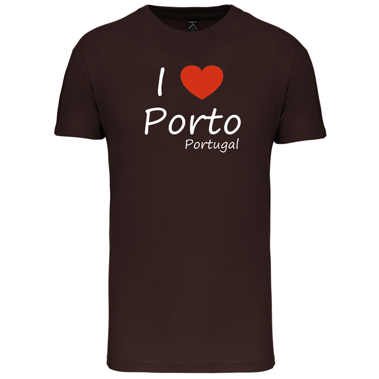 T-Shirt Algodão Biológico I Love Porto