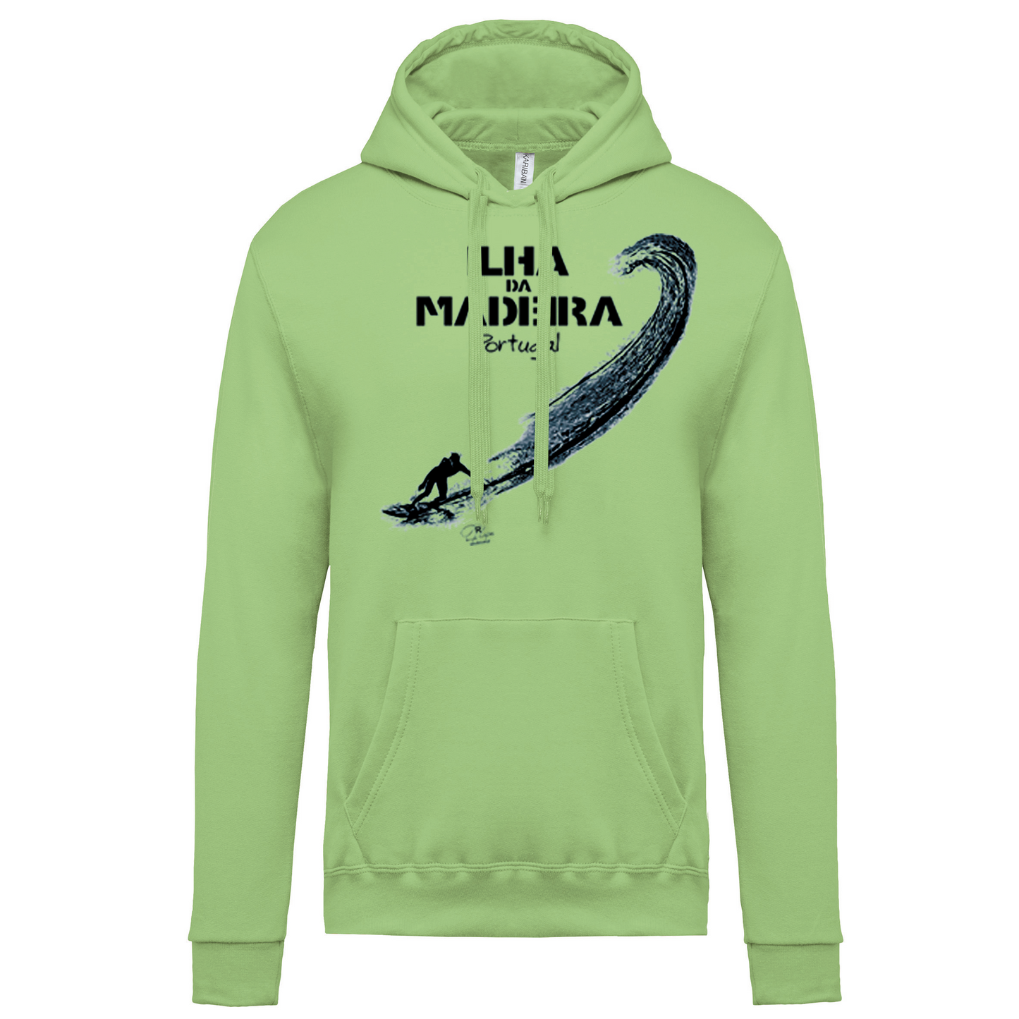 Sweatshirt Kariban com Capuz Surf Ilha da Madeira