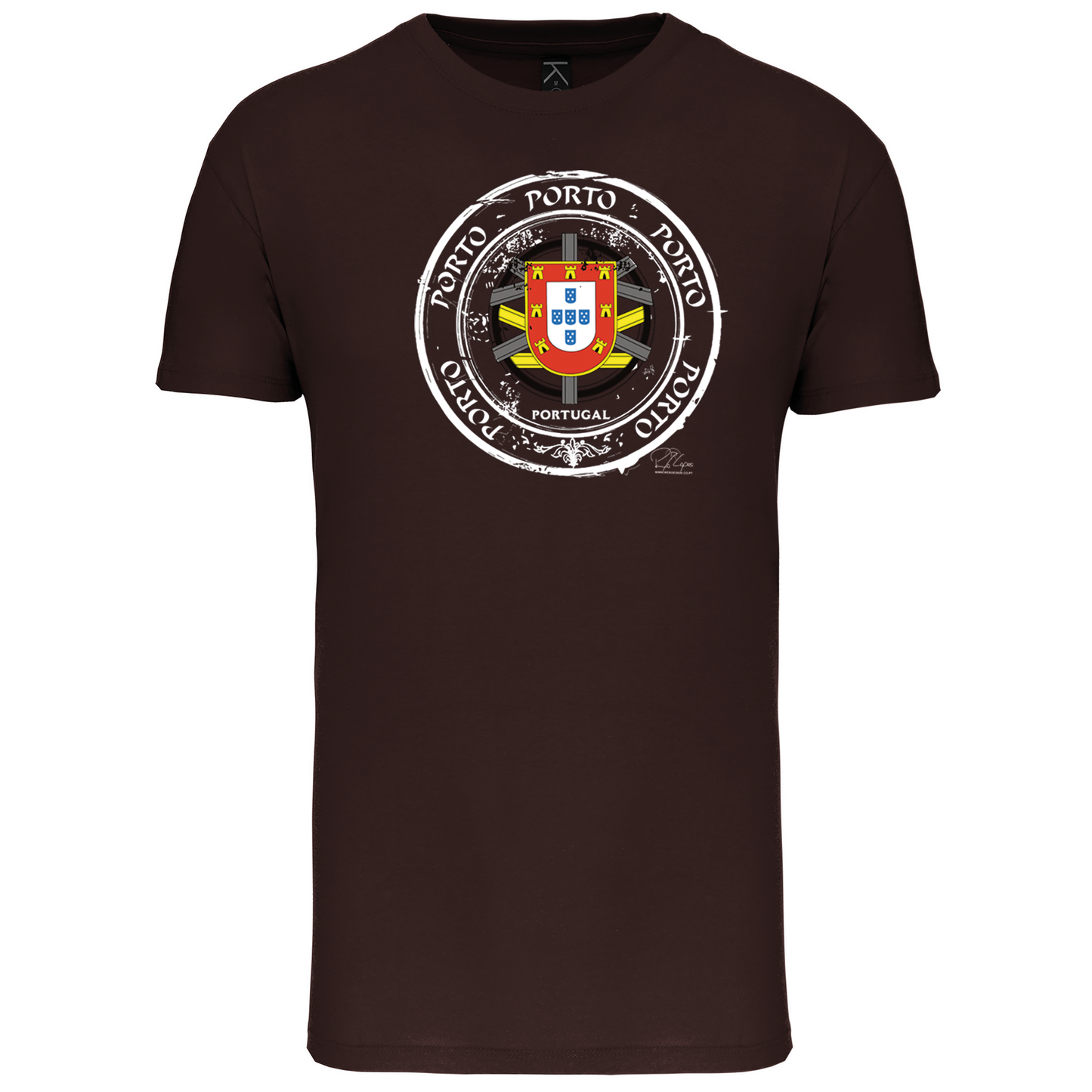 T-Shirt Algodão Biológico Selo Escudo Porto
