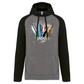 Sweatshirt Bicolor com capuz Surfboards Lagos