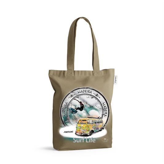 Sacos de Algodão Ecológico 220g Surf Life Ilha da Madeira