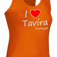 T-shirt Alças Senhora I Love Tavira