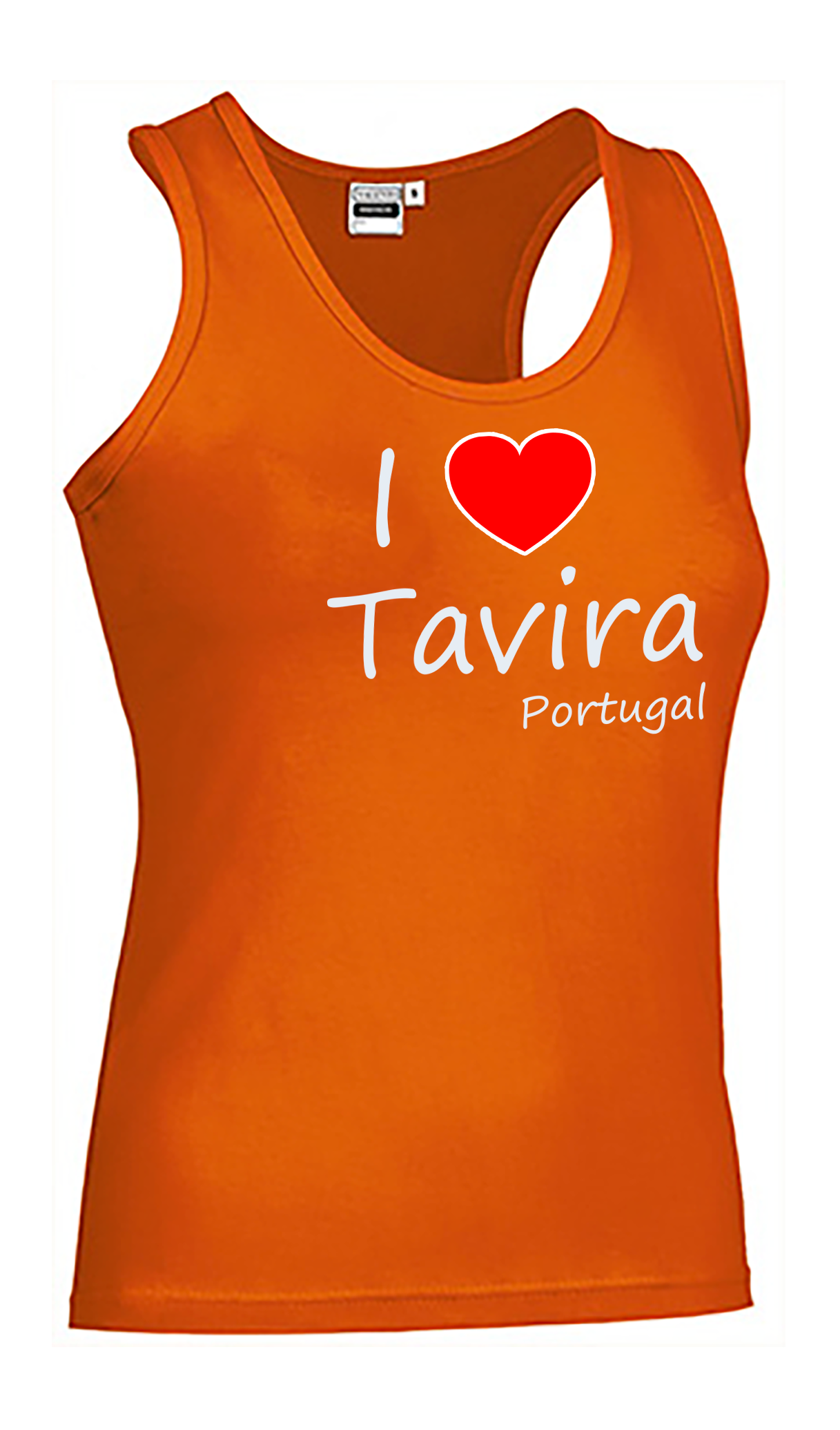 T-shirt Alças Senhora I Love Tavira