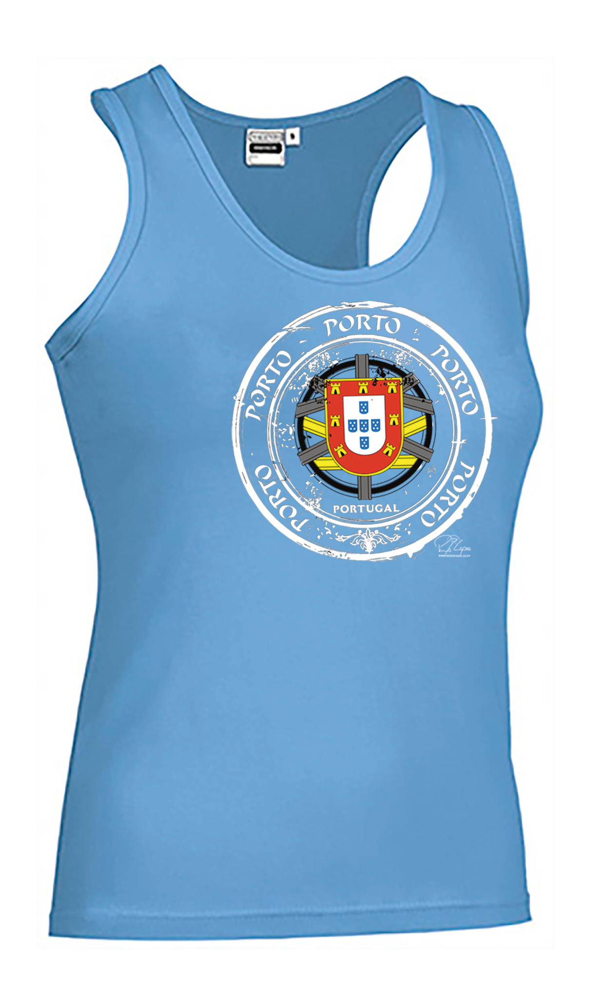 T-shirt Alças Senhora Selo Escudo Porto