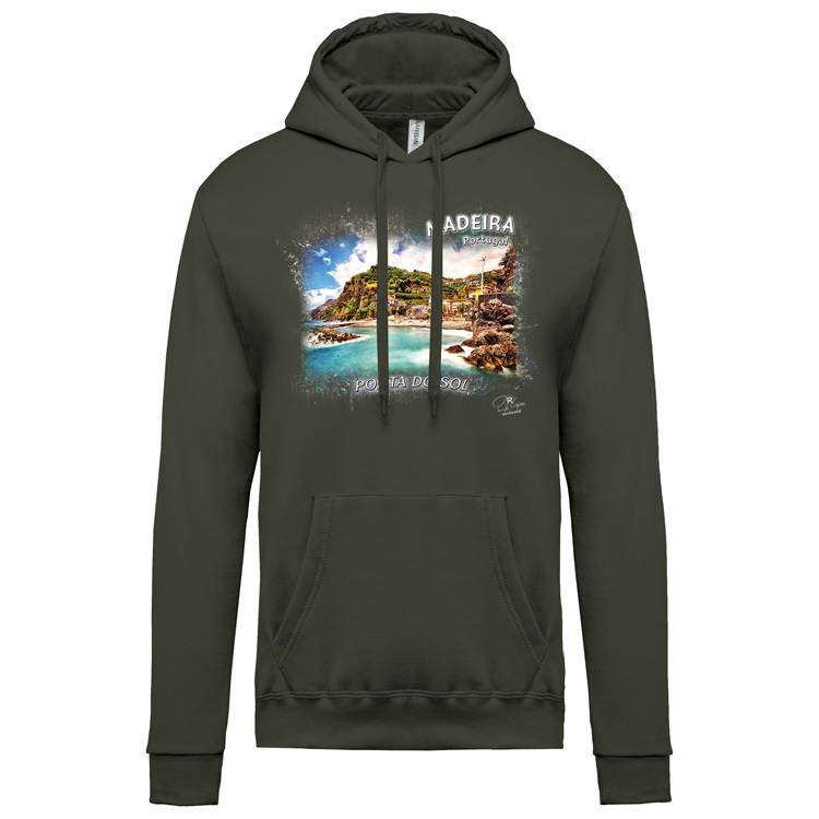 Sweatshirt Kariban com Capuz Ponta do Sol