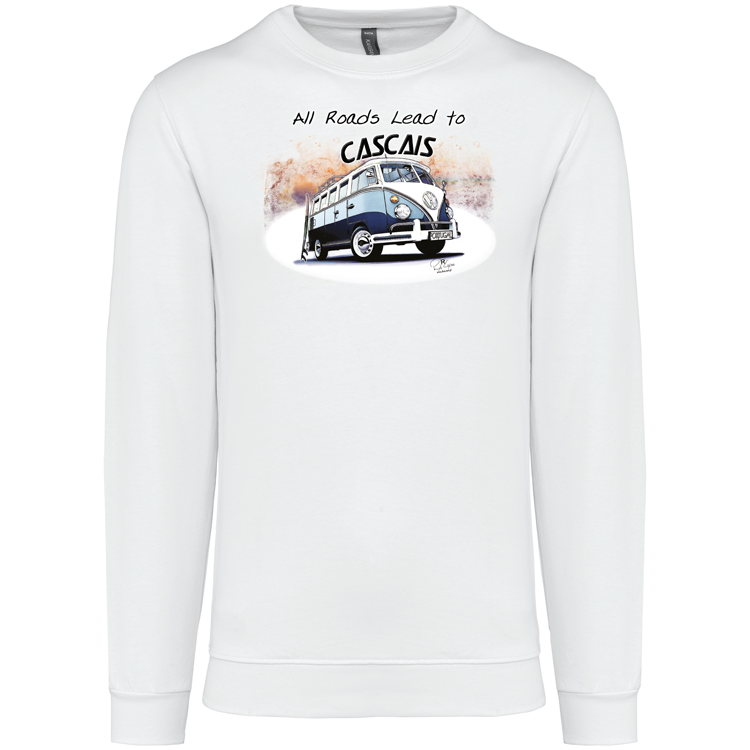 Sweatshirt Kariban sem Capuz All Roads Lead to Cascais