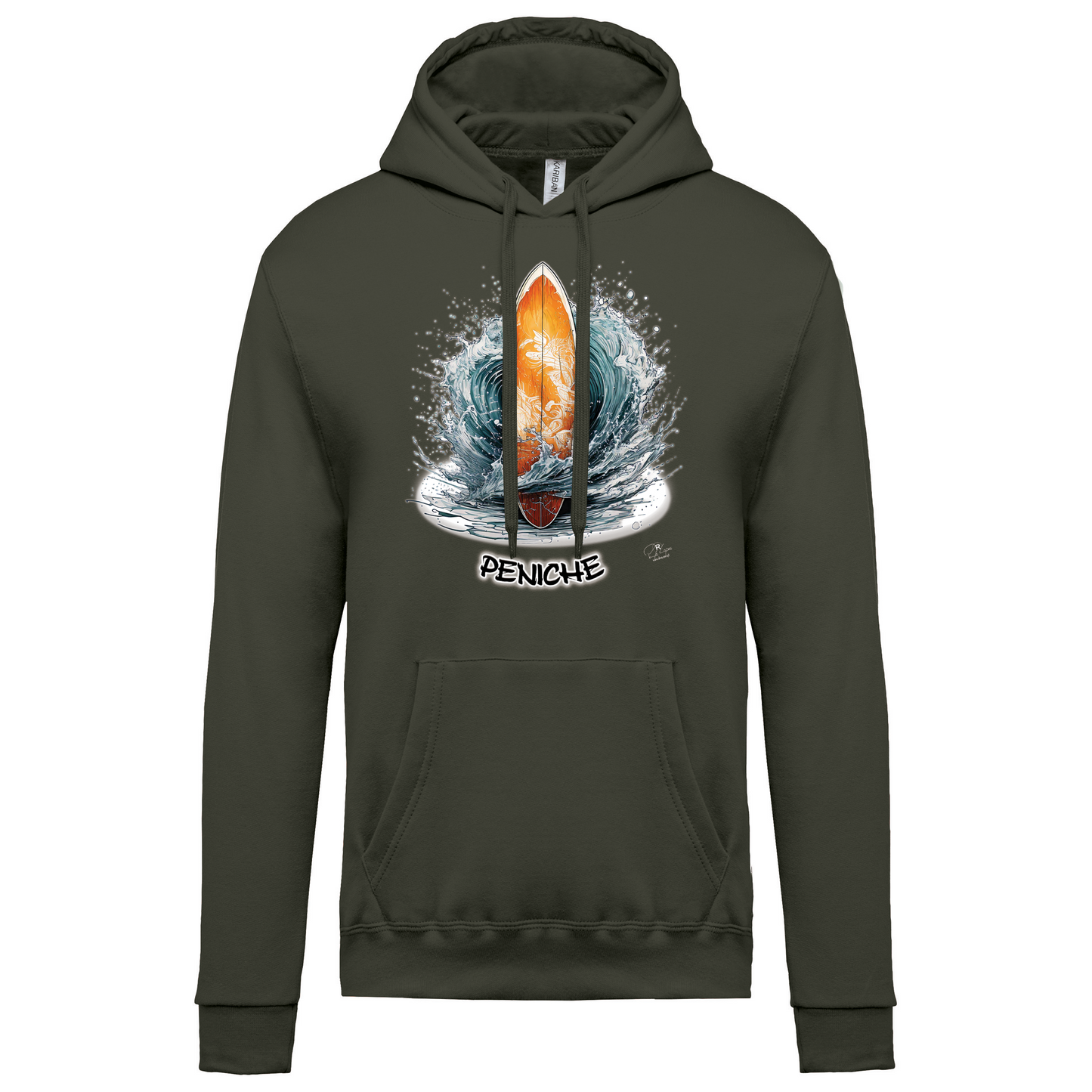 Sweatshirt Kariban com Capuz Prancha Peniche