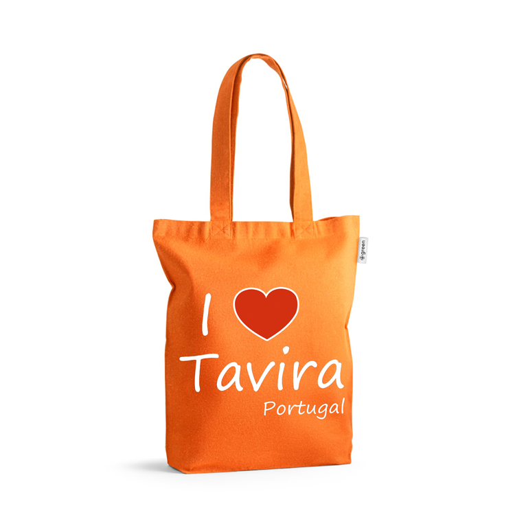 Sacos de Algodão Ecológico 220g I Love Tavira