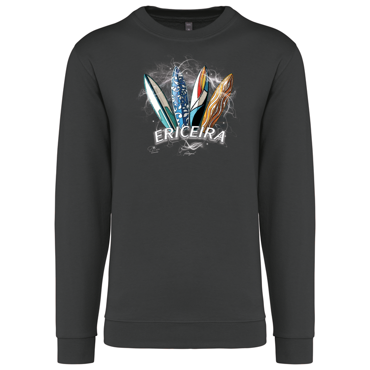 Sweatshirt Kariban sem Capuz Surfboards Ericeira