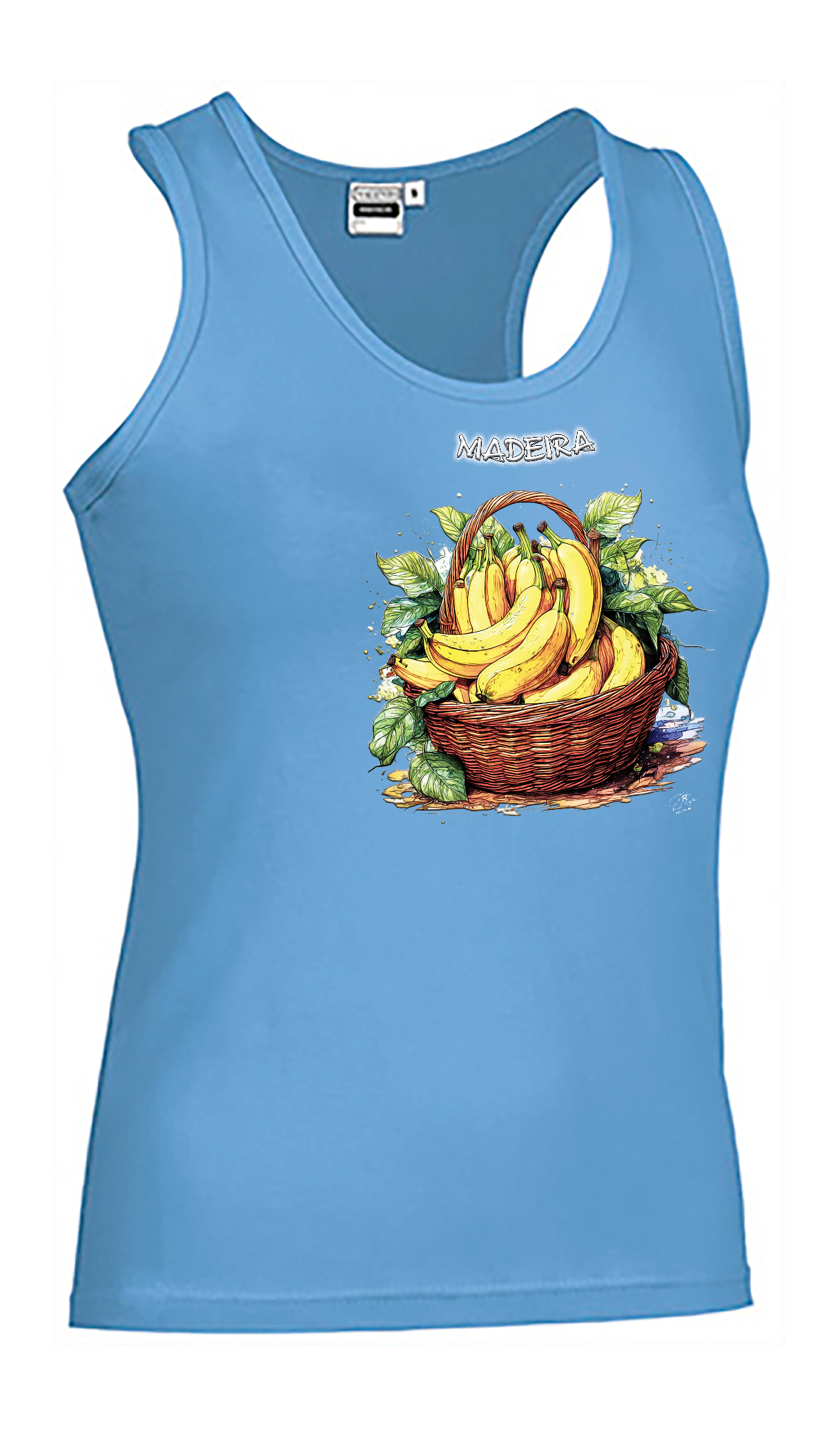 T-shirt Alças Senhora Cesto Bananas