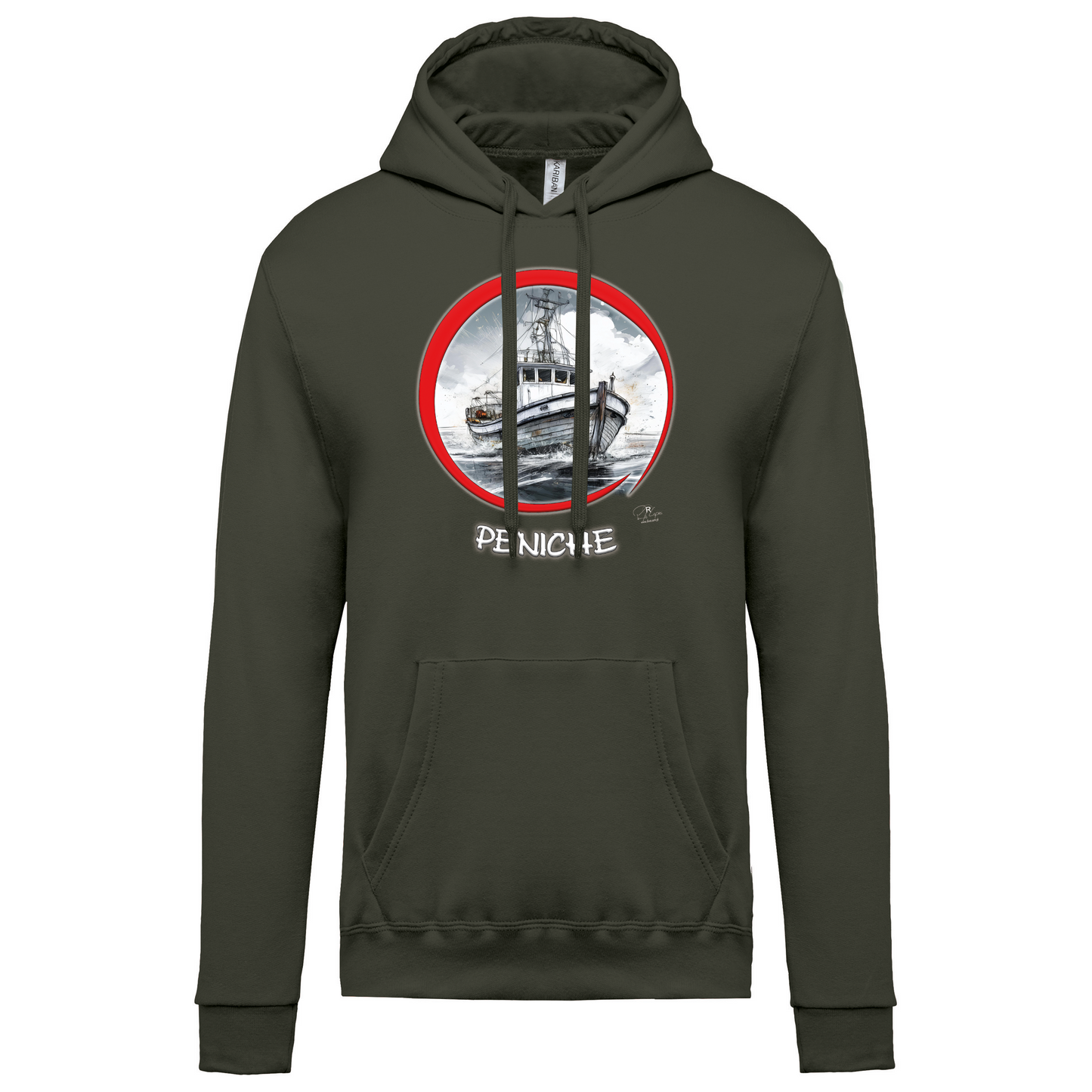 Sweatshirt Kariban com Capuz Traineira Peniche